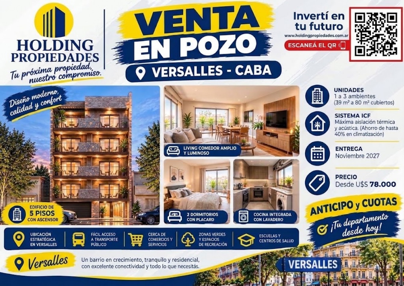 ECO LASCANO (EN POZO) ETAPA PREVENTA ANTICIPO Y CUOTAS